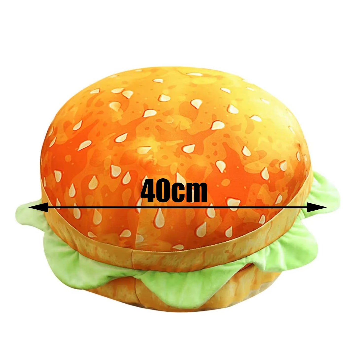 Large Burger Plush Toy Pillow