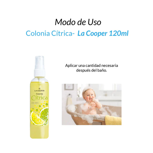 Colonia Citrica La Cooper X 120ml