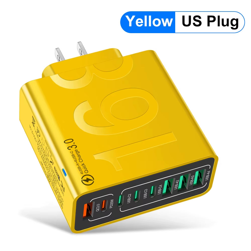 150W Multi Ports USB Charger Fast 