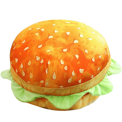 Large Burger Plush Toy Pillow 