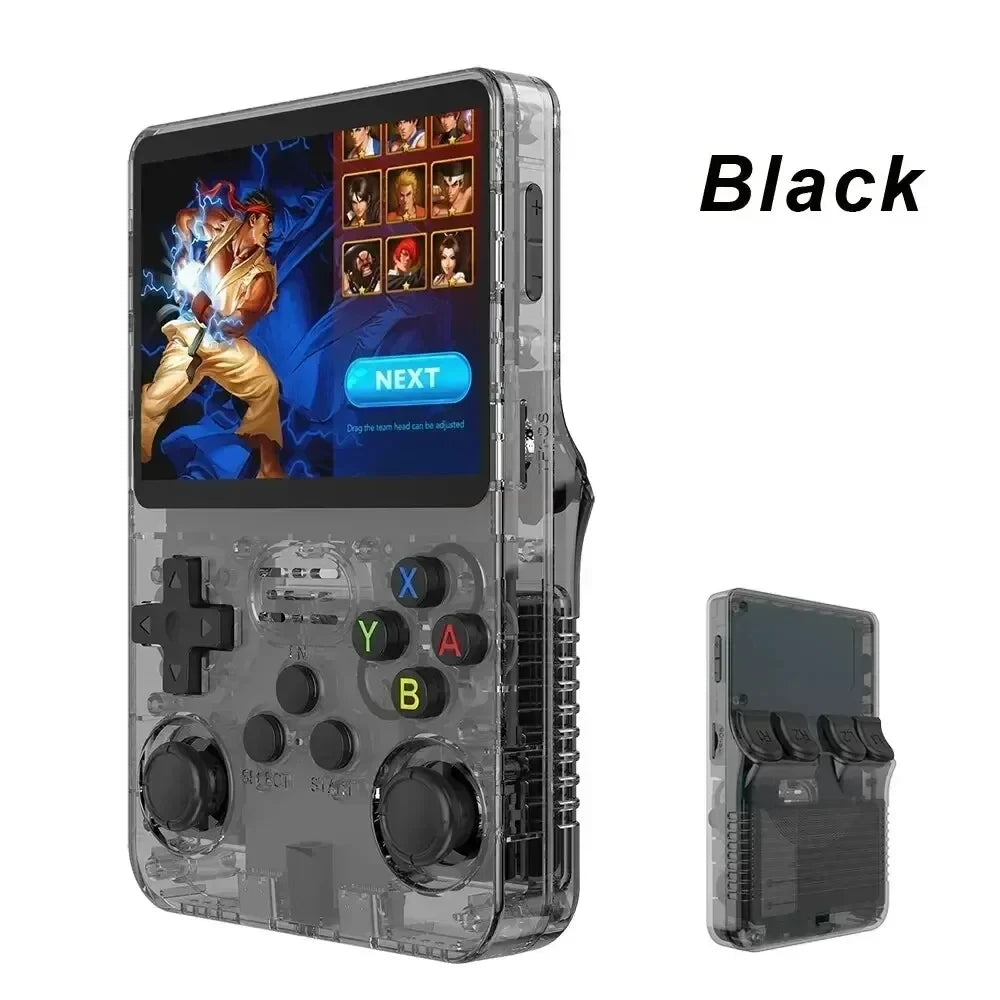 R36S Retro Handheld Video Game Console 64GB Game 3.5-Inch IPS Screen Handheld Game Console Open-Source Linux Gift