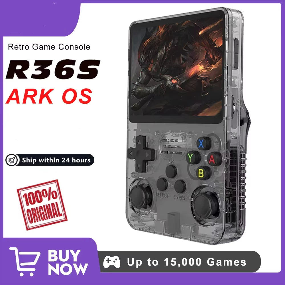 R36S Retro Game Console 